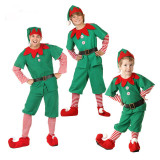 Christmas Elf Costume Cute Funny Children Cosplay Costume