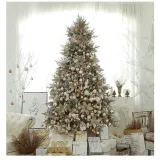 Merry Christmas 100 Pieces 6cm Hollow Out and Matte Christmas Ornaments Balls Decoration