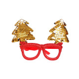 Merry Christmas HO HO and Antlers Christmas Decoration Glasses Frame