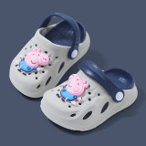Toddler Kids Flat Beach Pool Cartoon Animal Pig Clogs Summer Slipper Sandals