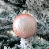 Merry Christmas 50 Pieces Christmas Tree Ornaments Hanging Balls and Snowflake Decoration