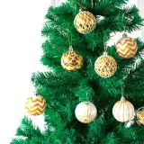 Merry Christmas 30 Pieces 6cm Painted Christmas Ornaments Balls Decoration