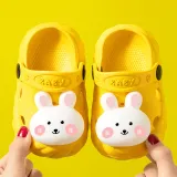 Toddler Kids Cartoon Rabbit Flat Beach Summer Slipper Sandals
