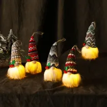 LED Light Up Gnome Dolls Handmade Christmas Ornament