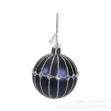 Merry Christmas 6 Pieces 6cm 2022 Golden Christmas Tree Ornaments Hanging Balls Decoration