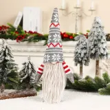 Merry Christmas Gnome Wine Cover Christmas Ornament Decoration