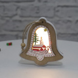 Christmas LED Light Up Christmas Tree and Bell Ornament Decoration