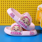 Toddler Kids Flat Beach Non-slip Cartoon Animal Puppy Dog Summer Slipper