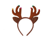Merry Christmas Antlers and Elk Headband Xmas Decoration