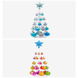 Christmas Ornament Tree Build with Xmas Ball Christmas Home Decor