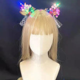 Merry Christmas LED Light Up Antlers Headband Christmas Party Decoration