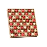 Merry Christmas 64 Pieces 6cm Christmas Ornaments Hanging Balls Decoration