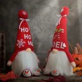 Christmas LED Light Up Gnome Toys Christmas Ornament Decoration