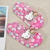 Toddler Kids Flat Beach Cartoon Cute Heart Cat Dots Non-slip Home Summer Slipper