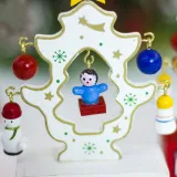 Christmas Wooden Snowman Calendar Christmas Home Ornament Decoration