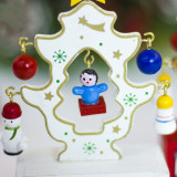 Christmas Wooden Snowman Calendar Christmas Home Ornament Decoration
