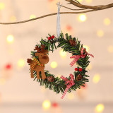 Christmas Santa Claus Wreath Christmas Ornament Decoration