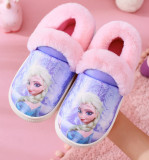 Toddler Kids Cartoon Princess Cotton Winter Shoes Home Slipper