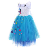 2 PCS Encanto Halloween Cospaly Carnival Party Toddler Girls Princess Ballet Tutu Dress Fancy Dream Outfit With Bag