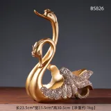 Home Ornament Swan Wine Bottle Holder Craft Ornament Figure Statue