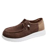 Women Low-top Platform Sneaker Shoes One Pedal Shoes
