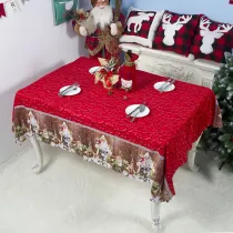 Christmas Dining Gnome and Love Heart Table Runner Christmas Home Decor