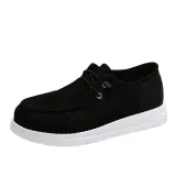 Women Low-top Platform Sneaker Shoes One Pedal Shoes