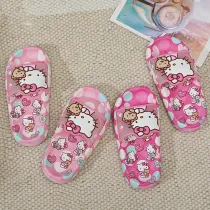Toddler Kids Flat Beach Cartoon Cute Heart Cat Dots Non-slip Home Summer Slipper