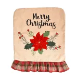 Christmas Plaid Cars and Christmas Tree Home Chair Covers Christmas Home Decor