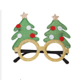 Christmas Party Decoration Christmas Tree Glasses Frame Christmas Gift