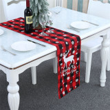 Christmas Plaids Reindeer Dining Table Runner Tablecloth Christmas Home Decor