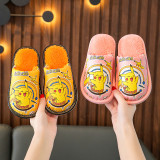 Toddler Kids Cute Cartoon Cotton Plush Winter Shoes Home Slipper