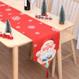Christmas Gnome Table Runner Santa Claus Dining Table Woven Mat