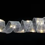 Merry Christmas 10m LED Light Up Christmas Tree Mesh Ribbon Christmas Party Decoration