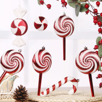 Merry Christmas 5 PCS Candy and Crutch Christmas Tree Ornament Decoration
