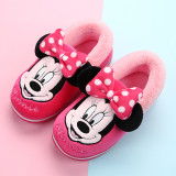Toddler Kids Cartoon Animals Mouse Cotton Winter Shoes Home Slipper