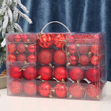 Merry Christmas 93 Pieces 6cm Christmas Tree Ornaments Hanging Balls Decoration