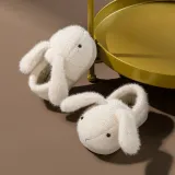 Toddler Kids Cartoon Bunny Cotton Winter Warm Home Non-slip Rabbit Shoes
