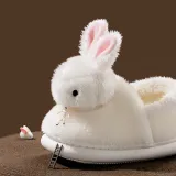 Toddler Kids Cartoon Bunny Cotton Winter Warm Home Non-slip Rabbit Shoes