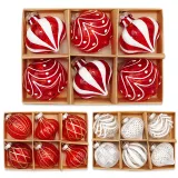 Merry Christmas Painted Lantern Christmas Balls Home Decoration