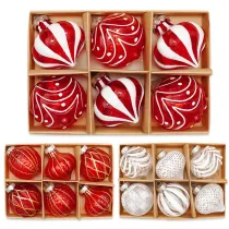 Merry Christmas Painted Lantern Christmas Balls Home Decoration