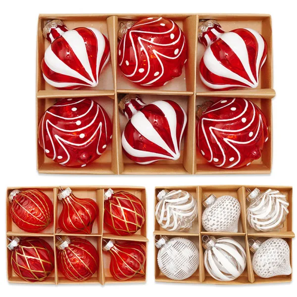 Merry Christmas Painted Lantern Christmas Balls Home Decoration