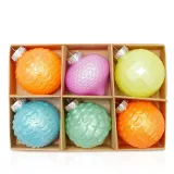 Merry Christmas Painted Lantern Christmas Balls Home Decoration