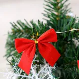 Merry Christmas Tree with Jingle Bell and Snowflake Ornament Christmas Decoration Ornament
