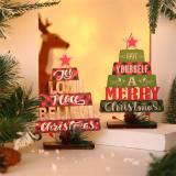 Merry Christmas Letter Christmas Tree Christmas Home Ornament Decoration