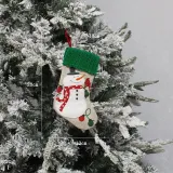 Christmas Santa Claus Gift Bag Socks Christmas Ornament Decoration