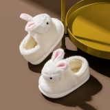 Toddler Kids Cartoon Bunny Cotton Winter Warm Home Non-slip Rabbit Shoes