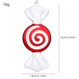 Merry Christmas 16CM PVC Painted Candy Christmas Tree Ornament Decoration