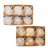 Merry Christmas LED Painted Lights Christmas Tree Ornaments Hanging Decoration