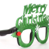 Merry Christmas Xmas Tree and Santa Christmas Decoration Glasses Frame